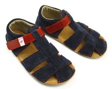 Ef Barefoot sandálky Navy Red
