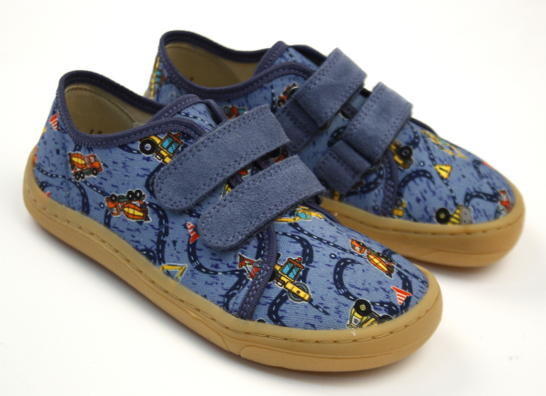 Tenisky Froddo barefoot G1700379-30 Denim+ Dětské sandále Renbut 13-106A