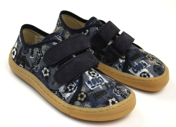 Tenisky Froddo barefoot G1700379-26 Grey/Blue Dětské sandále Renbut 13-106A