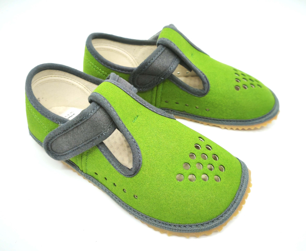 Beda Barefoot papuče Jimmy Dětské sandále Renbut 13-106A