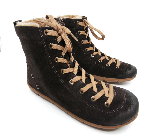 Wild Barefoot Brown Nubuck Dětské sandále Renbut 13-106A