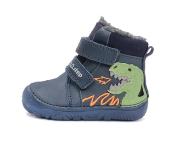 D.D.Step Barefoot zimní boty W073-52943 Royal Blue Dětské sandále Renbut 13-106A