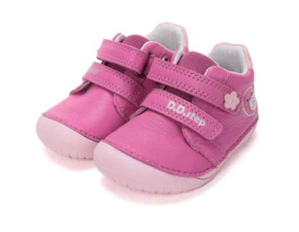 D.D. step Barefoot boty S070-61646B Hot Pink Dětské sandále Renbut 13-106A