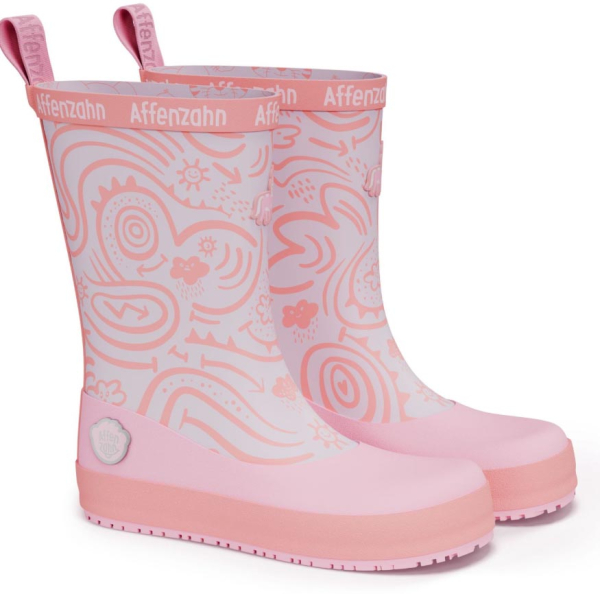 Affenzahn Rainoot Vegan Plashy Unicorn Pink Dětské sandále Renbut 13-106A