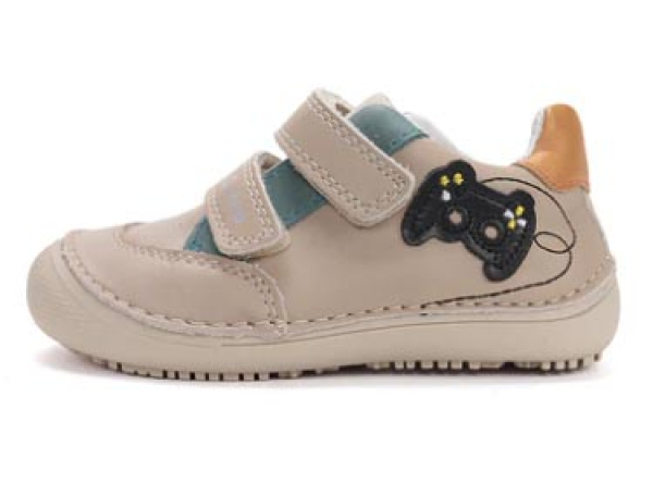 D.D. step Barefoot boty S063-61460B Cream Dětské sandále Renbut 13-106A