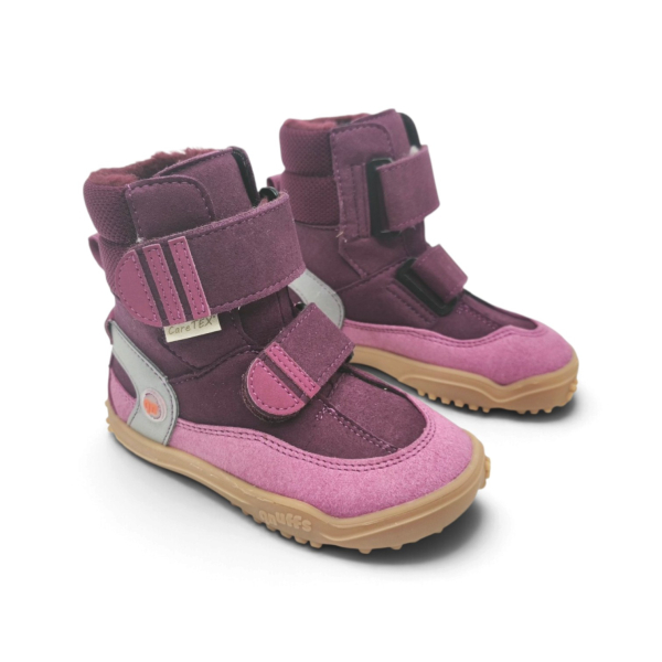Ricosta Qnuffs Barefoot Tanne Merlot Dětské sandále Renbut 13-106A