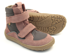 Froddo Barefoot zimné topánky s membránou G3160189-7 Grey Pink