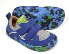 Barefoot  tenisky Froddo - BF D-Velcro Blue Electic