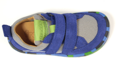 Barefoot  tenisky Froddo - BF D-Velcro Blue Electic