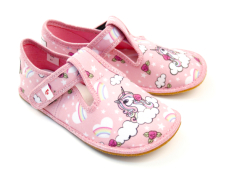Ef Barefoot papuče 395 Pink Unicorn