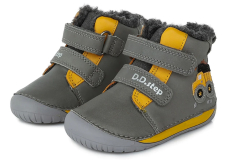 D.D.Step Barefoot zimní boty W070-337 Dark Grey
