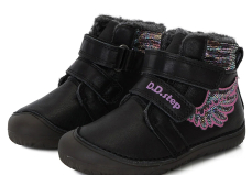 D.D.Step Barefoot zimní boty W073-364A Black