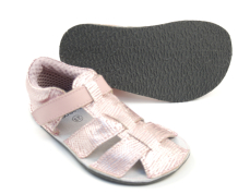 Ef Barefoot sandálky Pink Gliter