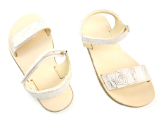 Dámské sandály EF Barefoot Silver White