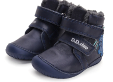 D.D.Step Barefoot zimní boty W070-42838 Royal Blue