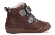 D.D.Step Barefoot zimní boty W070-42522A Chocolate