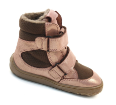 Froddo Barefoot zimní boty s membránou G3160233-9 Pink/Gold