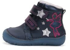 D.D.Step Barefoot zimní boty W073-42766 Royal Blue