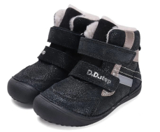 D.D.step Barefoot zimní obuv W063-42254B Black