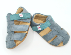 Ef Barefoot sandálky Grey green