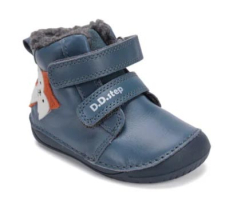D.D.Step Barefoot zimní boty W070-52301 Bermuda Blue D.D.Step Barefoot zimní boty W070-52301 Bermuda Blue