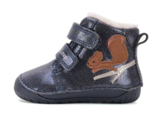 D.D.Step Barefoot zimní boty W070-52214 Royal Blue D.D.Step Barefoot zimní boty W070-52214 Royal Blue
