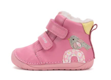 D.D.Step Barefoot zimní boty W070-52624B Pink