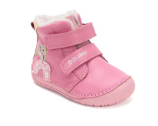 D.D.Step Barefoot zimní boty W070-52624B Pink