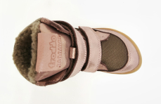 Froddo Barefoot zimní boty s membránou G3160247-8 Pink Gold
