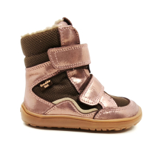 Froddo Barefoot zimní boty s membránou G3160247-8 Pink Gold