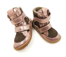 Froddo Barefoot zimní boty s membránou G3160247-8 Pink Gold