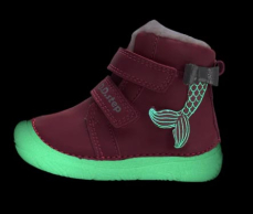 D.D.Step Barefoot zimní boty W073-52684B Dark Pink D.D.Step Barefoot zimní boty W073-52684B Dark Pink
