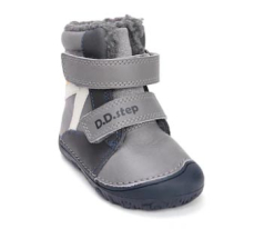 D.D.Step Barefoot zimní boty W073-52306 Grey