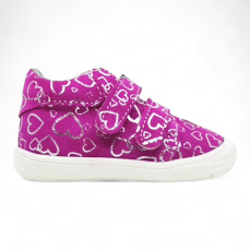 Jonap Kid velcro růžové srdce Jonap Kid velcro růžové srdce