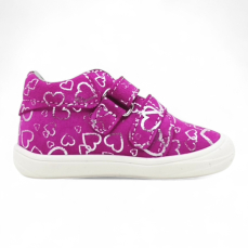 Jonap Kid velcro růžové srdce Jonap Kid velcro růžové srdce