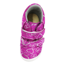 Jonap Kid velcro růžové srdce Jonap Kid velcro růžové srdce