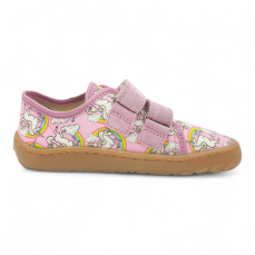 Froddo Barefoot Canvas G1700440- 12 White Pink Froddo Barefoot Canvas G1700440- 12 White Pink