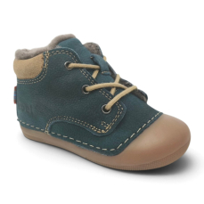 Koel Barefoot Crawl Ava Leather Wool 110 Blue Koel Barefoot Crawl Ava Leather Wool 110 Blue