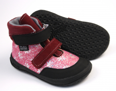 Jonap Barefoot  dievčenské topánky Jerry Vínová růžová