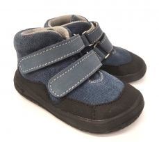 Jonap Barefoot chlapčenské topánky Bella riflova