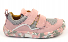 Topánky Froddo Barefoot Grey Pink  G3130200-6