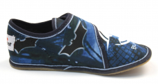 Ef barefoot chlapčenské papuče 394 Black Bat