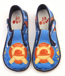 Ef barefoot chlapčenské papuče 395 Fireman