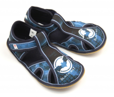 Ef Barefoot papuče 386 Black Bat